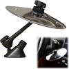 Genérico Crash - Piattino per auto per sfiato auto, piatto crash a batteria, mini piattino con clip, Car Crash Cymbals Air Vent (Argento, 1 PCS)