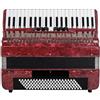 HDYNUZ Fisarmonica Professionale 41 Tasti 120 Strumenti a Tastiera Bassi Fisarmonica con Tracolla Borsa per Fisarmonica per Esame di Grado per Principianti per Adulti Gioco Professionale (Color : Red)