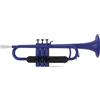 Classic Cantabile MardiBrass Tromba in ABS Plastica - Valvole Perinet - 510g leggera - Foratura: 11,6 mm - incl. Bocchino e Custodia - opaca blu