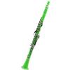 DVCSDE Buffet Clarinetto 17 Tasti Sib Clarinetto Professionale Tubo Nero Con Scatola Guanti Ancia Clip Accessori Per Clarinetto(Set 14)