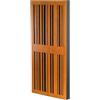 IG Acoustics DiffuSlat 306 - 100 x 50 x 6 cm - Diffusore acustico - Pannello Hyrbid (Teak)