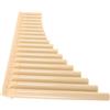 BESTonZON Flauto di Pan in Plastica Abs 18 Tubi Leggero e Adatto ai Principianti Strumento Musicale Tradizionale la Pratica e L'apprendimento Scolastico