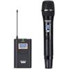 HUIOP Sistema di Microfono Portatile CVM-WM100H Sistema microfonico Wireless UHF a 48 canali 48 canali Gamma / 16 / Monitor in Tempo Reale con trasmettitore, Ricevitore, Borsa per Il Trasporto, XLR e