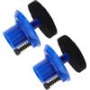 BESTonZON 2 Pezzi Supporto per Clutch Hi-hat Pad in Feltro e Plastico per Batteria Jazz, Installazione Rapida e Miglioramento Qualità Suono