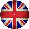Generic Slipmat Slip Mat Scratch Pad Feltro per qualsiasi 12 LP DJ Vinyl Giradischi Giradischi Grafica personalizzata - Flag UK Patriot Worn
