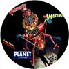 Sconosciuto Slipmat Slip Mat Scratch Pad Feltro per qualsiasi 12 LP DJ Vinyl Giradischi Giradischi Grafica personalizzata - Madness On Luna