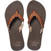 Reef Women's Cushion Celine Sandal, Rust, 7 M US