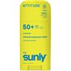 Attitude Stick Solare Minerale Viso e Corpo - Bambini - SPF 50 - senza profumo
