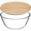 5 five simply smart 5five - insalatiera d23cm con coperchio in bambù