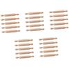 Garneck 5 Set Rotante Shiwan Piccolo Mattarello Di Mini Casa Giocare A Bastoncini Rotanti Girevole Piccoli Accessori Mini Utensili Da Cucina Di Legno 5 Pezzi * 5