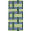 RugVista Checkson, Tappeto per interni ed esterni, Moderni, 70 x 150 cm, Rettangolare, Pelo corto, Cucina, Corridoio, Porch, Lavabile in lavatrice, Resistente ai raggi UV, Verde