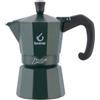 FOREVER Caffettiera Moka per Induzione, Miss Moka Prestige Induction 'All Green', Caffettiera Moka per Casa, Caffettiera Portatile per Viaggio, inclusa Guarnizione in Silicone (2 Tazze)