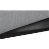 PARAMAISON Tappeto PVC Cucina Infinity, Passatoia Antiscivolo Lavabile, Antimacchia, Multiuso, Lavabile, Cucina, Soggiorno, Design Stilizzato Venatura Grigio| 50x200cm