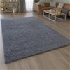 Teppich-Traum Tappeto Shaggy soffice | facile da pulire e resistente | in antracite Größe 120x170 cm