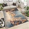 GDJSMIN Tappeto Per Soggiorno Grande, Tappeto Moderno Astratto Con Albero Di Natale, Foresta, Neve, Strada, 160 X 230 Cm, A Pelo Corto, Morbido, Per Camera Da Letto, Per Arredamento Interno