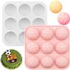 Arvintas Set di 2 stampi in silicone per cioccolatini a forma di calcio con pallone da calcio