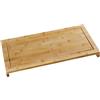 Kesper 54590 Tagliere e copripiastra in bambù, 54 x 28 x 4.3 cm