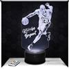 Lampephoto.fr - Lampada 3D K. Bryant Basket, Basket, Sport, Idea regalo per appassionati di basket, Luce notturna tattile LED, Ologramma 3D, Regalo di Natale o compleanno per ragazzi e ragazze TOP