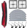 Pumixiy Kit di pezzi di ricambio per aspirapolvere Roborock per Q10 S5 per Q10 VF per Q10V+, tra cui spazzola principale spazzole laterali filtro panno mop (A)