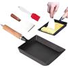 Zqkimzi Non Stick Egg Frying Pan, Induction Cookware Skillet, Non Stick Pan for Induction Stove, Cast Iron Pan for Eggs, Durable Non Stick Cooking Pan, Frying Pan for Dumplings