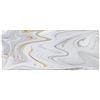 A.Monamour Tappetino per Il Bagno Antiscivolo Assorbente Fondo Astratto Di Struttura Dell'Inchiostro Di Marmo Grigio Bianco Lavabile Tappeto Tappetini Doccia Cucina Tappeti Cameretta 40x120cm