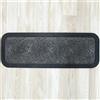 Casa Service ASSORBIPASSO Zerbino Rettangolare 40x60 cm e Mezzaluna 40x70 cm e Gradino 25x70 cm Resistente Asciuga e Decora Fondo in Gomma Antiscivolo per Ingresso Black