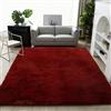 GUOYFEN Tappeto Morbido 140 x 230 cm Antiscivolo Morbido Moderno Tappeto Salotto e Resistente per Grandi Dimensioni Salotto Moderno Cameretta Bimba Tappet, Weinrot