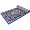 Pierre Tappeti Passatoia corridoio motivo orientale persiano, tappeto classico corsia arredo casa ROYAL SHIRAZ 2065 AZZURRO cm.70x400