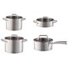 Brandani 51122 BATTERIA DI PENTOLE FREE SET 8 PZ INOX