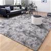 CHENMIAO Tappeto Salotto 50 x 100 cm Morbido Moderno Scendiletto Camera da Letto Tappeti con Fondo Antiscivolo, Dimensioni Diverse per Soggiorno, Camera da Letto, Grigio Chiaro