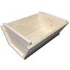 Euroshopping Madia maddia siciliana in legno lamellare per impasto manuale pizza napoletana contenitore cassetta cassa vaschetta portaimpasto vasca 50x40xh20