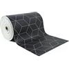 Giuri Tessuti - PASSATOIA per Cucina in Vinile - Tappeto Runner Antiscivolo e Lavabile in PVC - Largo 50 cm (180 CM, CUBE BLACK)