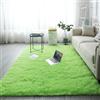 XUEDNGM Tappeto Salotto Moderno Tappeto Salotto 160 x 160 cm Morbida, Soffici, Antiscivolo, Lavabile Fino, Unicolore Salotto Moderno Morbido Tappeto Tappeto da Soggiorno, verde chiaro