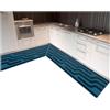 Emmevi Tappeto Angolare Antiscivolo Lavabile 100% Made in Italy Disponibile fino a 150 cm