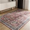benuta Basic Tappeto Salotto George - Multicolore 60x120 cm - Lavabile - Fibra sintetica - Rettangolare & Stile: Vintage - Per camere da letto, sale da pranzo, soggiorni - facile da pulire