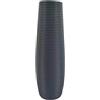 SZLIFE Vaso da terra alto, vaso per fiori, arredamento decorativo moderno e minimalista per ingresso, soggiorno, angolo, corridoio, casa colonica, Grigio