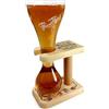 Pauwel Kwak Bicchiere da birra belga con supporto in legno, 0,3 l