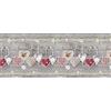 Pellecchia Colori Tappeto Cucina Antiscivolo Lavabile in Vinile | Made in Italy | Passatoia Antimacchia in PVC Interni ed Esterni Stampa Digitale Cuori e Margherite| Tappeti Runner Lungo in Gomma (52 x 100 cm )