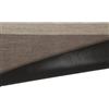 PARAMAISON Tappeto PVC Cucina Infinity, Passatoia Antiscivolo Lavabile, Antimacchia, Multiuso, Lavabile, Cucina, Soggiorno, Design Stilizzato Riga Marrone| 50x300cm