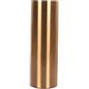 ComfyHarbor Vaso moderno in metallo con finitura in ottone, pezzo decorativo per qualsiasi stile di interni (L)