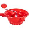 COSE DA CASA Passa tutto Per pomodoro Legumi Verdura Frutta Zuppe Vellutate Manuale 2 dischi in acciaio inox CM24 schiaccia trita con piedini (CM24)