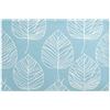 Amooorous Tappetino da caffè con foglie azzurre per caffè tappetino assorbente in pelle per macchine da caffè per controsoffitti