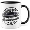 Pagma Druck Tazza con armonica a bocca regalo, re dell'armonica, tazza da caffè e musicista, idea regalo per hobby