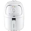 Generico Friggitrice Ad Aria Senza Olio Bianca retrò 1000 W 2 L Capacità 1-4 Persone 6 Programmi Di Cottura Touch Timer 200°
