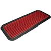 Amicasa Cosmoline - Zerbino BORDER SCALINO 25x60 cm - Colore Rosso - Asciugapasso Antiscivolo per Esterni e Interni - Resistente, Lavabile e Decorativo per Ingresso Casa