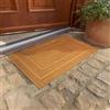 Astra Zerbino antiscivolo per esterni - Tappeto antisporco resistente alle intemperie - Zerbino da esterno per ingresso - 45x75 cm loop marrone