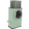 Generic Schiona Rotativa Manuale, Pedalare a Mano Vegetale a Mano Multifunzionale in Acciaio Inossidabile Inossidabile (GREEN)