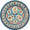 Generico Piatto in Terracotta di Safi, Marocco: Artigianale e Versatile per Tutti i Piatti Diametro 23 Cm 1911242000 Tunisia Turchia Etnico del Mondo