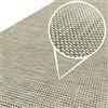 ANRO Tappeto passatoia per interni ed esterni, impermeabile, per balcone, anche per balcone e terrazza, corridoio, tappetino resistente alle intemperie Desert, lavabile, 400 x 67 cm
