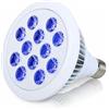 Elitzia E27 Lampada per terapia della luce blu 24W per la cura dell'acne 12 lampadine a LED 50.000 ore di durata Sorgente luminosa fredda ETPAR18B